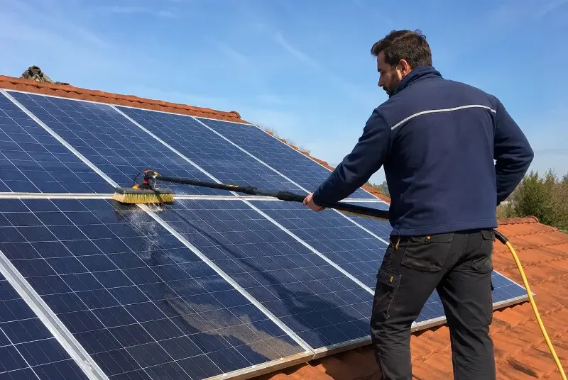 Nettoyage et entretien de panneaux solaires à Sauve